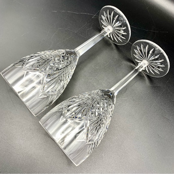 ‼️PENDING‼️ Waterford Crystal Waterville Water Goblets SET/2 IRELAND 7-7/8” NWOT - Picture 4 of 16